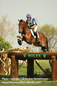 Phillip Dutton on Connaught, on their way to winning Rolex Kentucky in 2008.