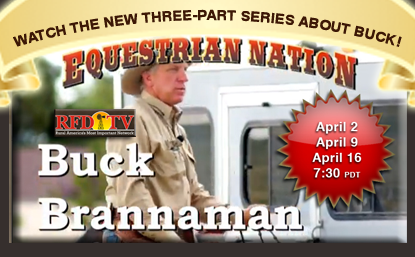 Watch Buck Brannaman on RFD-TV for the first time ever!